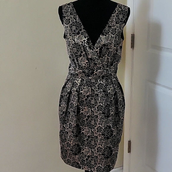 EUC Black and Gold Dress - Picture 1 of 8